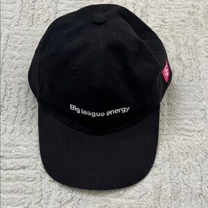 T-Mobile Tuesdays “Big League Energy” Dad Hat Black with Pink T-mobile Logo, New
